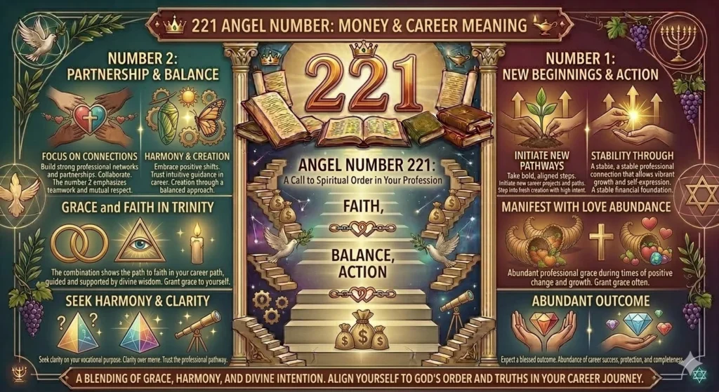 221 Angel Number Meaning for Money and Career
