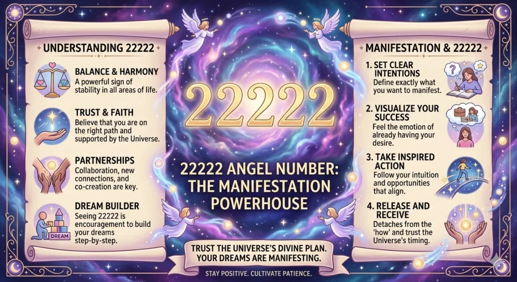 22222 Angel Number and Manifestation