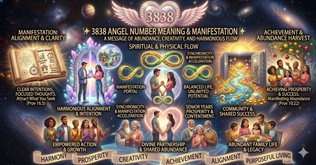 ✨ 3838 Angel Number & Manifestation