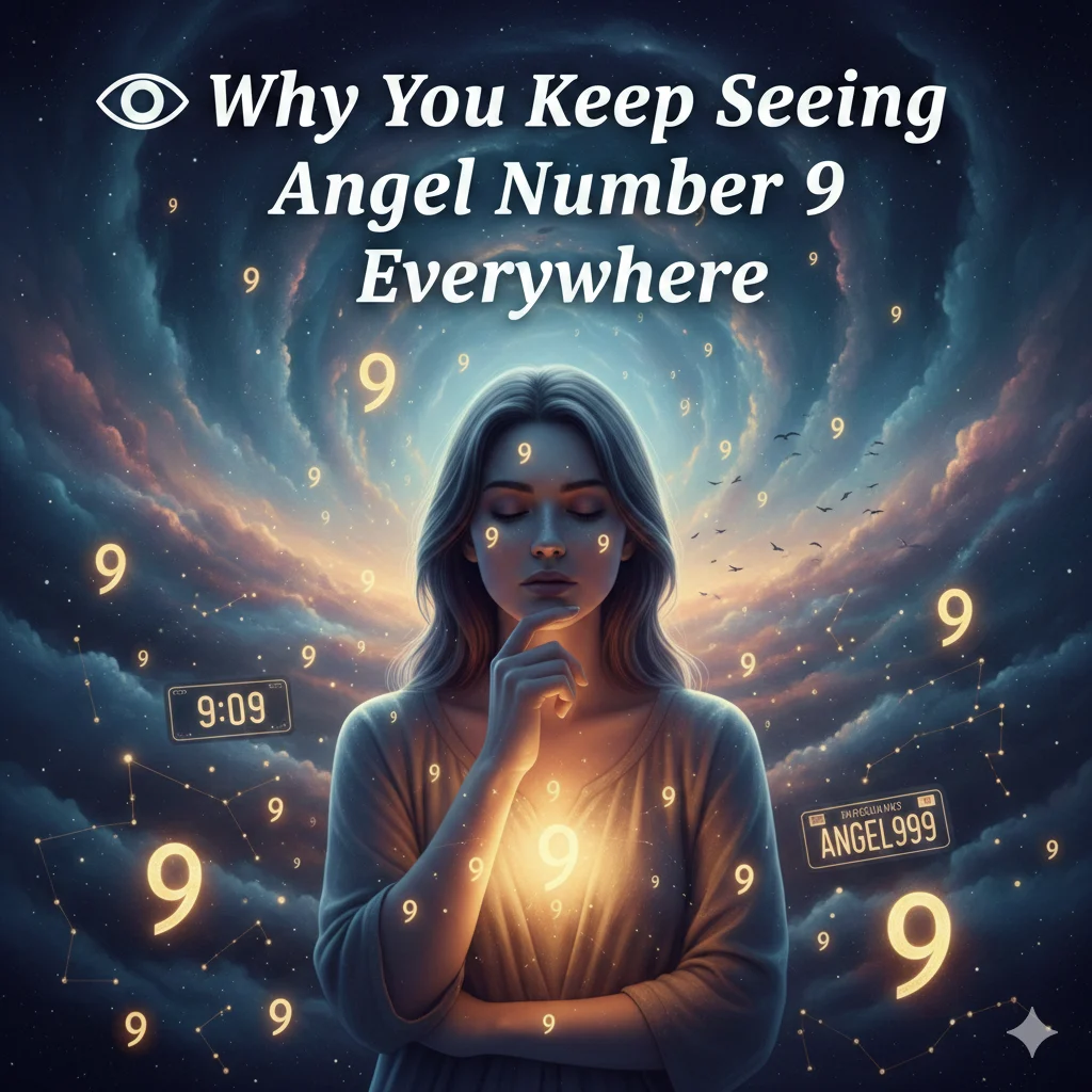 👁️ Why You Keep Seeing Angel Number 9 Everywhere