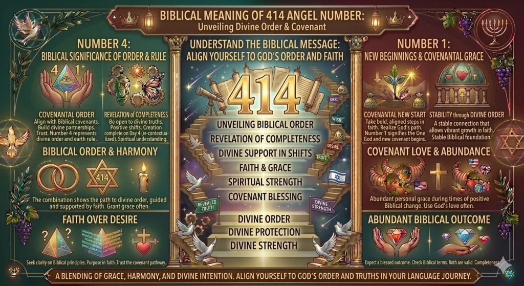 Biblical Meaning of 414 Angel Number