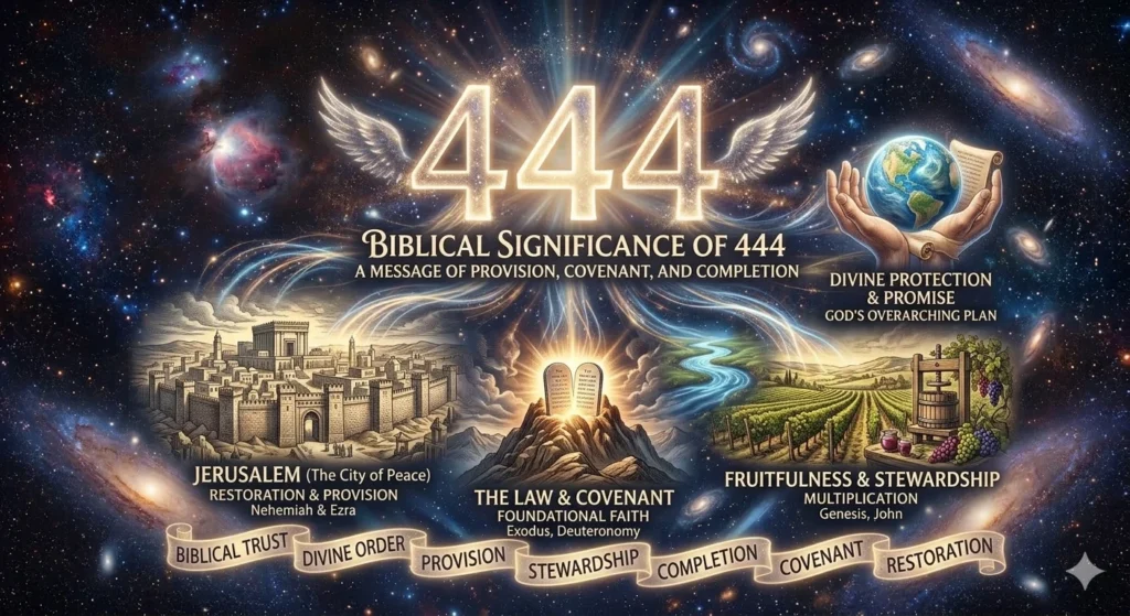 📖 Biblical Meaning of 444 Angel Number