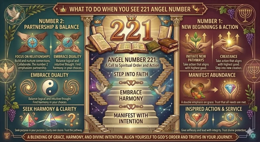 What to Do When You See 221 Angel Number