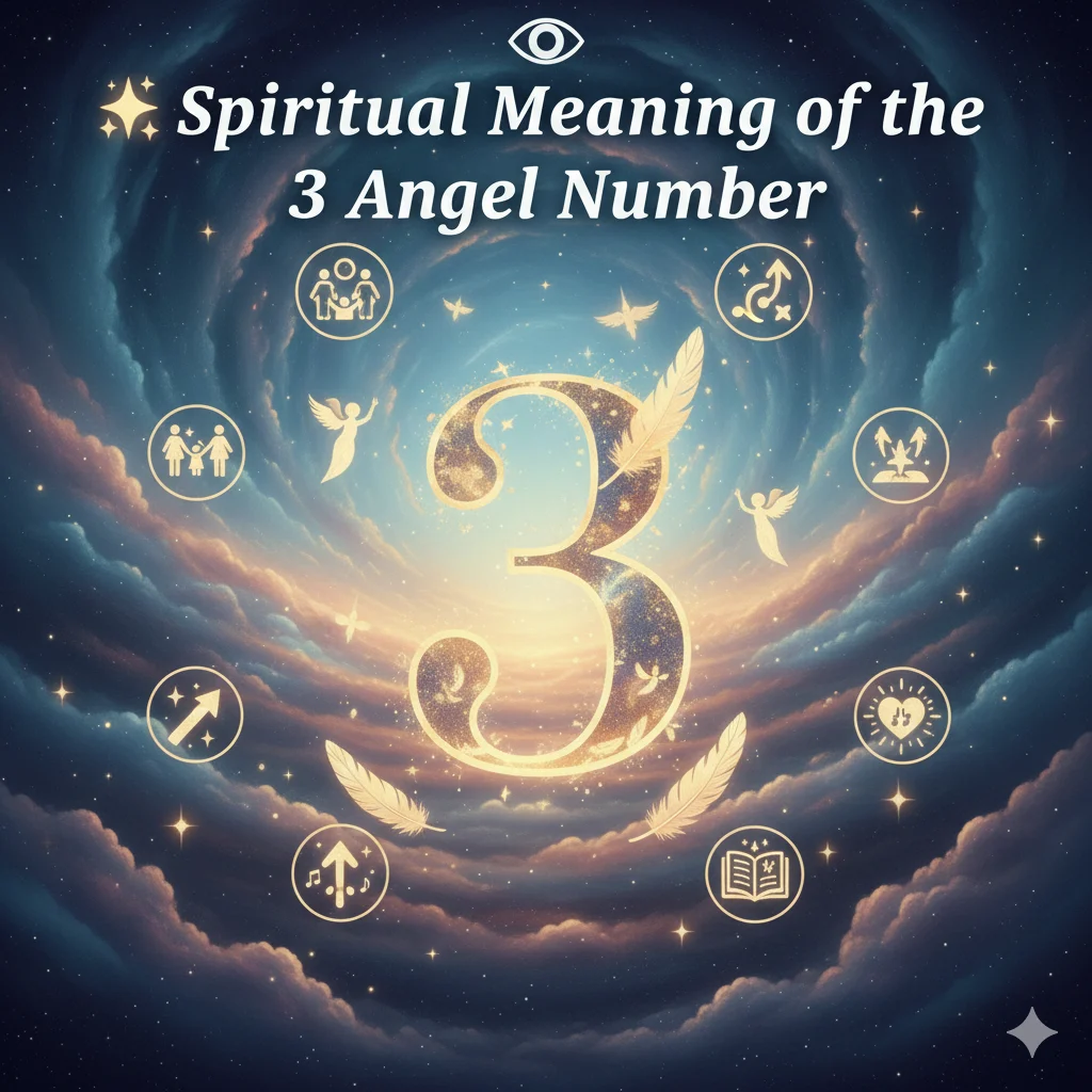 🌟 Spiritual Meaning of the 3 Angel Number