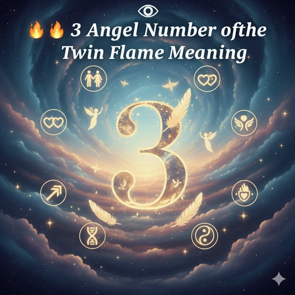 🔥 3 Angel Number Twin Flame Meaning