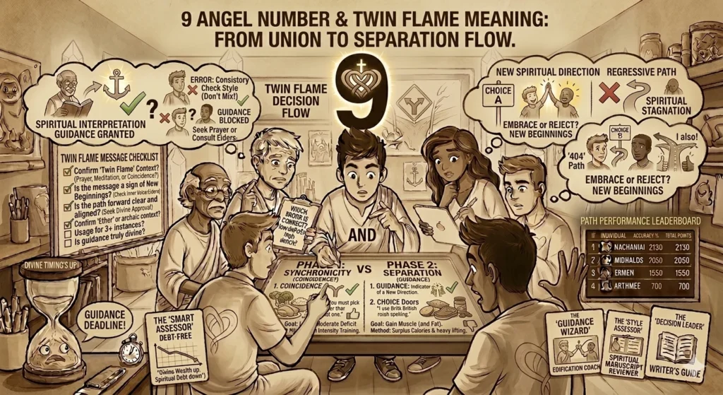 9 Angel Number Twin Flame Meaning
