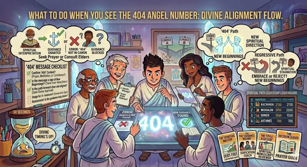  What to Do When You See 404 Angel Number