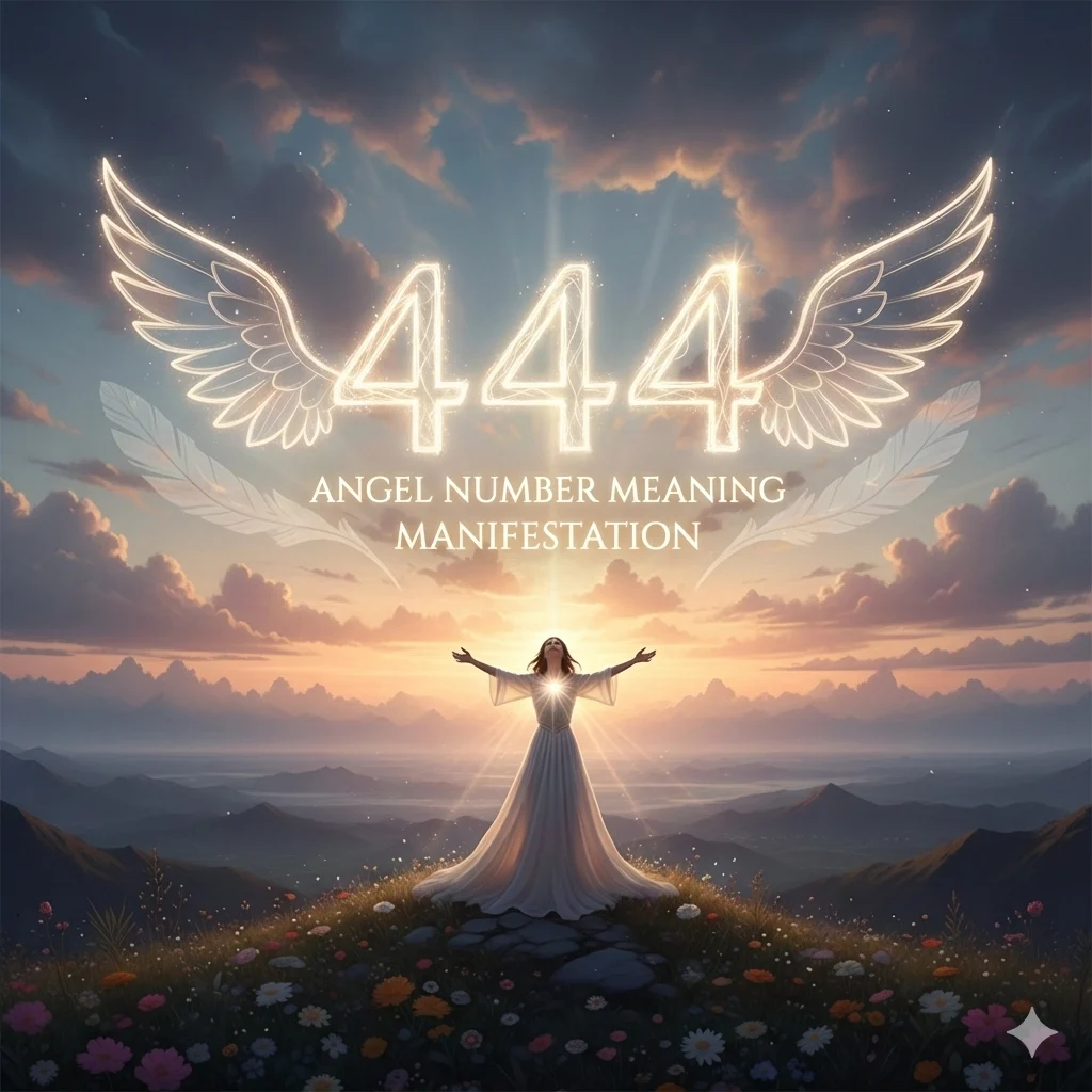 444 angel number meaning manifestation