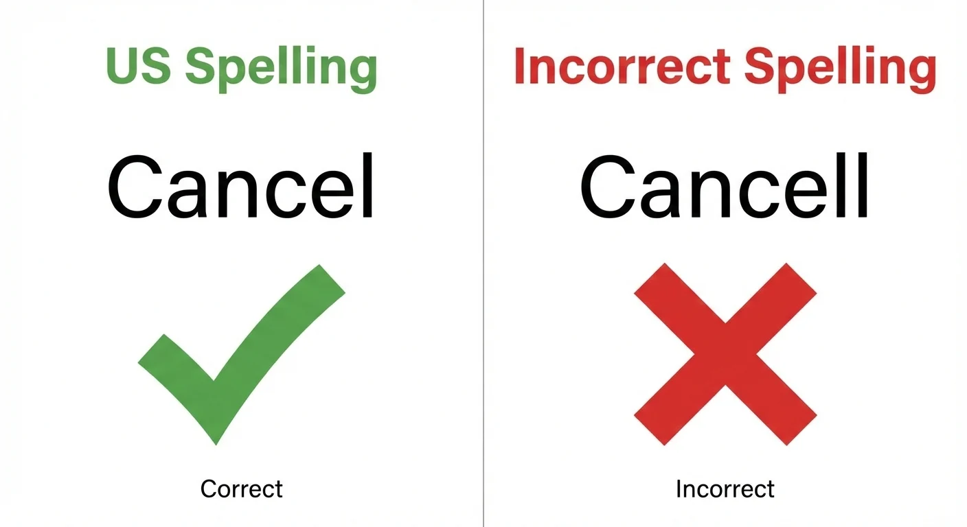 Cancel or Cancell