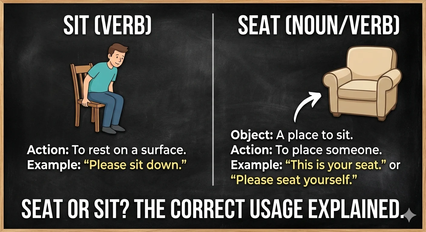 Seat or Sit
