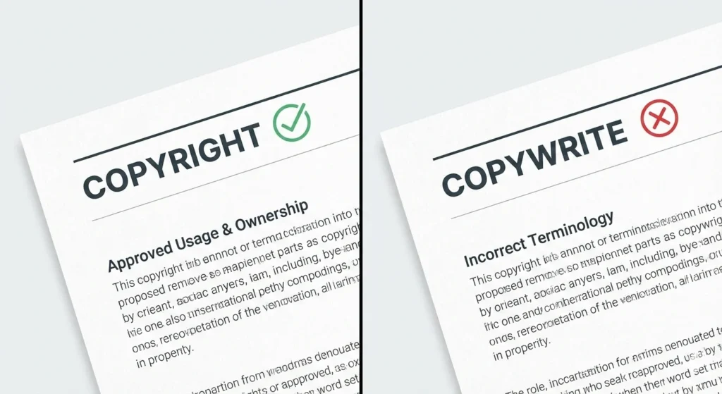 Copyright or Copywrite