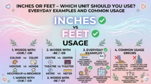 Inches or Feet