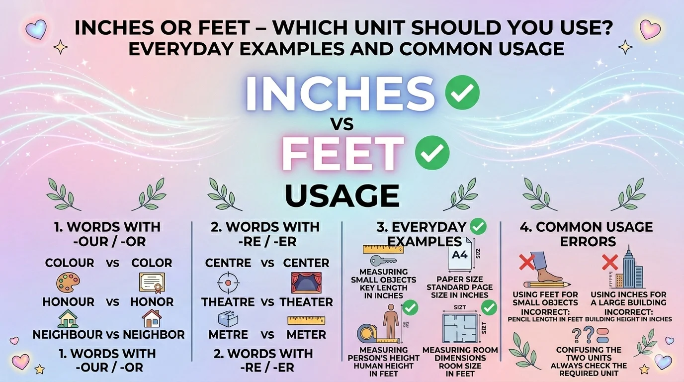 Inches or Feet